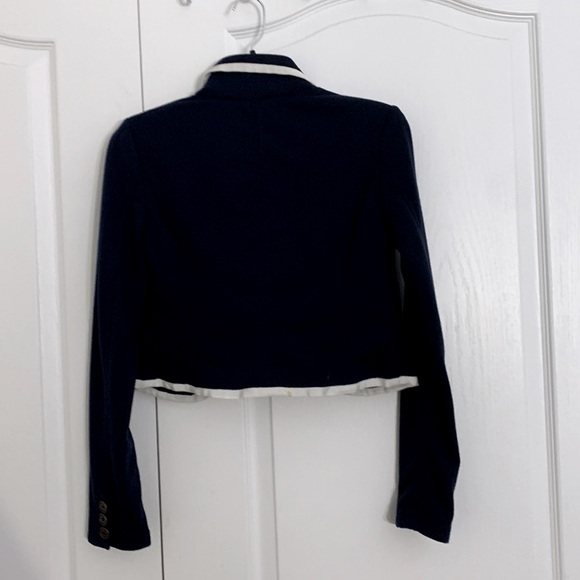 Xs navy blue with white trim blazer - Picture 3 of 3